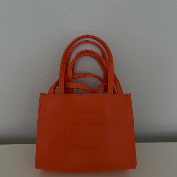 Telfar Women's Orange Mini Bag - Picture 3 of 4